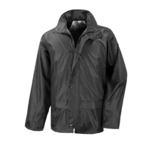 Image of Result Mens Core Stormdri Rain Over Jacket (S) (Black)