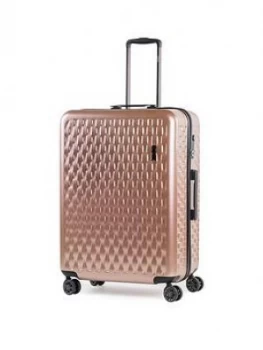 Image of Rock Luggage Allure Large Rose Pink Suitcase