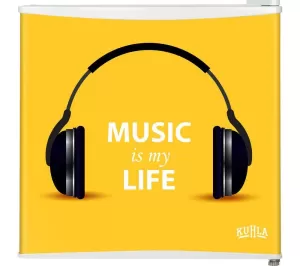 Image of Kuhla KTTF4GB-1027 43L Music is My Life Mini Fridge