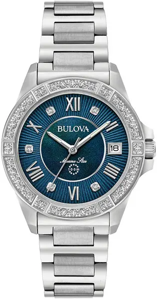 Image of Bulova Watch Marine Star Ladies - Blue BUL-408