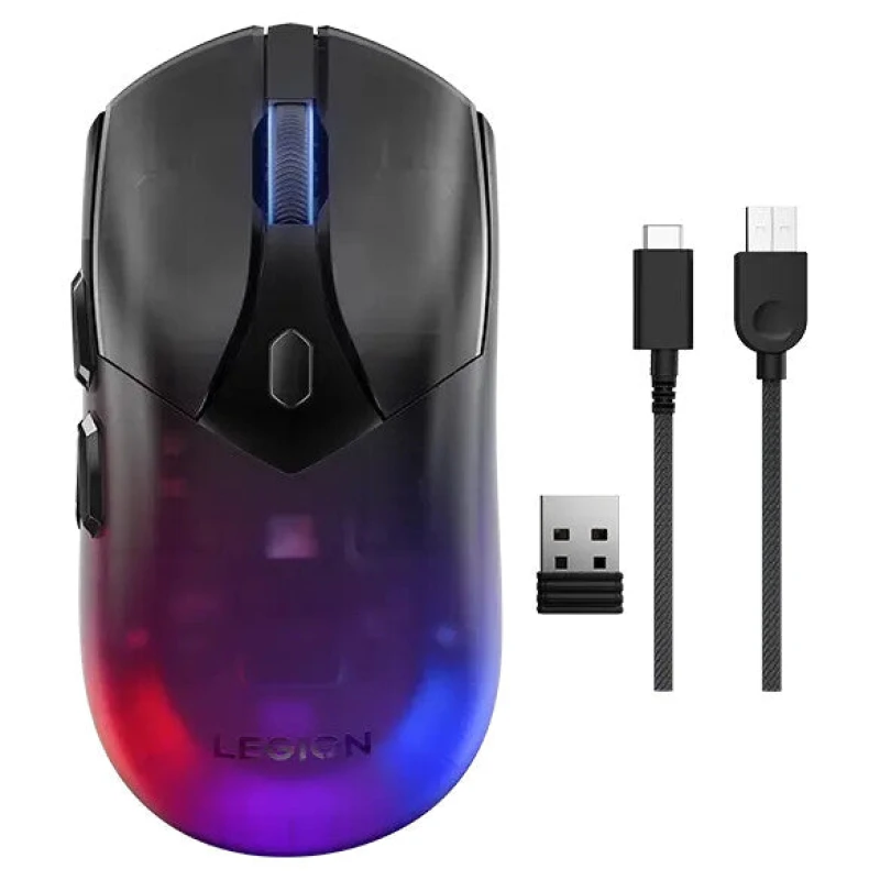 Image of Lenovo Legion M410 mouse Gaming Ambidextrous RF Wireless + USB Type-C Optical 16000 DPI GY51P83012