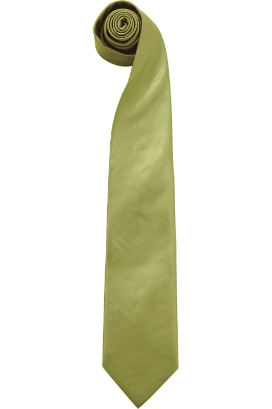Image of Premier Premier Men “ColoursPlain Fashion Business Tie in Light Green Light Green One Size Male 5055805453204