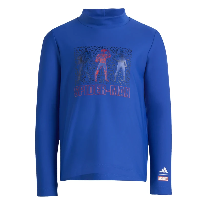 Image of Children's rashguard adidas Marvel Spider-Man Bleu Male 6/7 ans