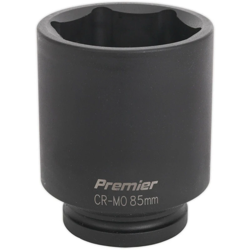 Image of Loops 85mm Forged Deep Impact Socket - 1" Sq Drive - Chromoly Wrench Socket Multi