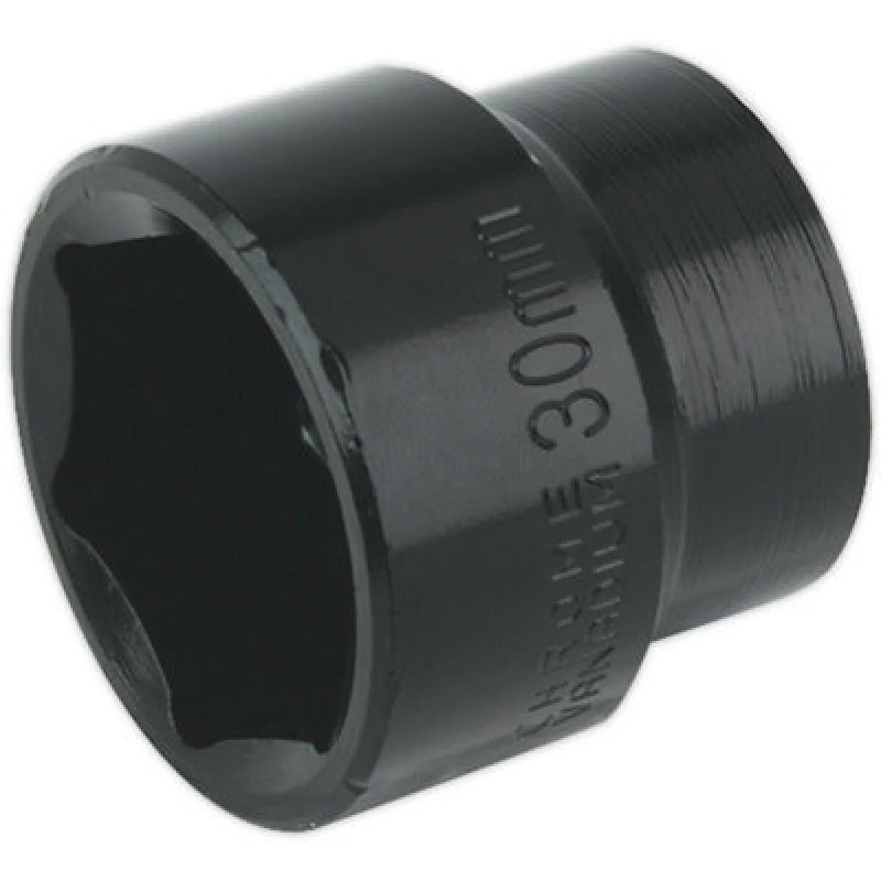 Image of Loops 30mm Forged Impact Socket - 1/2 Inch Sq Drive - Chrome-Vanadium Wrench Socket Multi