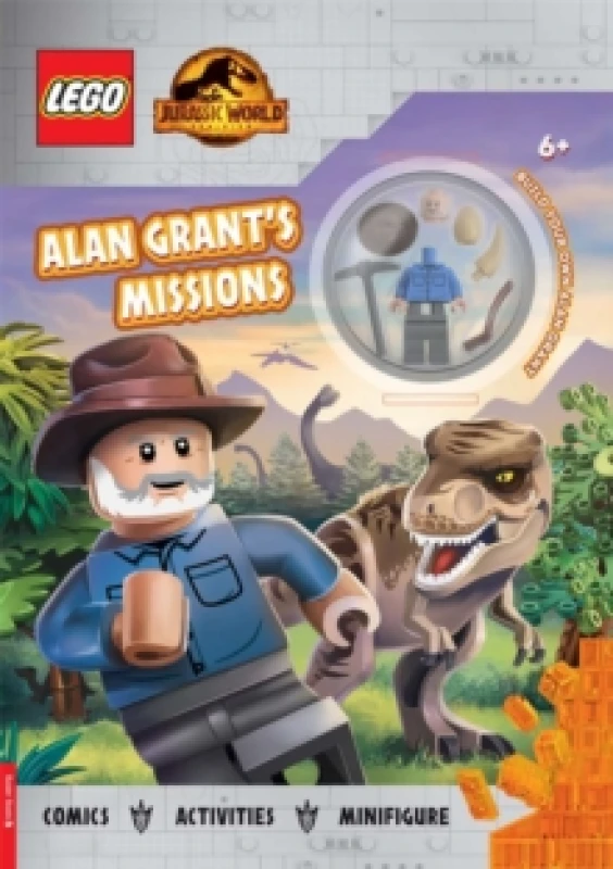 Image of Buster Books LEGO Jurassic World : Alan Grant's Missions: Activity Book with Alan Grant minifigure Book Multi unisex