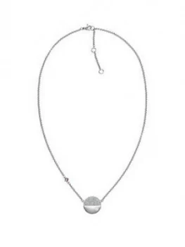 Image of Tommy Hilfiger Logo Pave Necklace