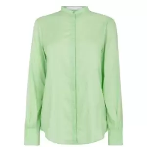 Image of Boss Chambray Blouse - Green