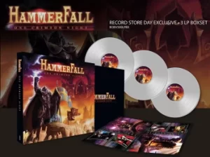 Image of Hammerfall One Crimson Night LP transparent
