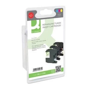 Image of Q-Connect Brother LC123 Tri Colour Ink Cartridge
