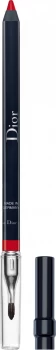 Image of Dior Contour Lipliner Pencil - Couture Colour Precision & Hold with Brush and Sharpener 1.2g 999 - Rouge Dior