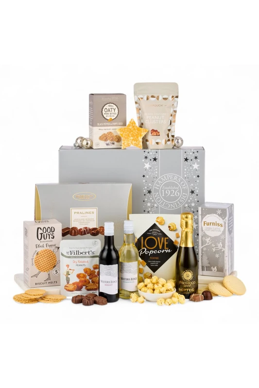 Image of Spicers of Hythe Silver Indulgence Gift Hamper Food and Drink Gifts One Size Multi 39380799000