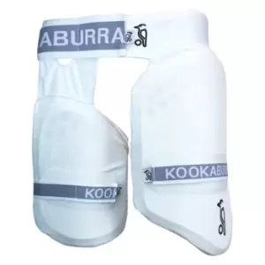 Image of Kookaburra Pro Guard 500 Combination Outer & Inner Thigh Guard 33 - White