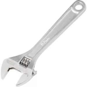 Image of Adjustable Spanner, Drop Forged Chrome Vanadium Steel, 6in./150mm Length, 19mm Jaw Capacity