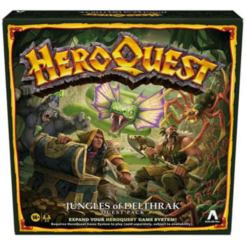 Image of Avalon Hill HeroQuest Jungles of Delthrak Quest Pack, Requires HeroQuest Game System to Play