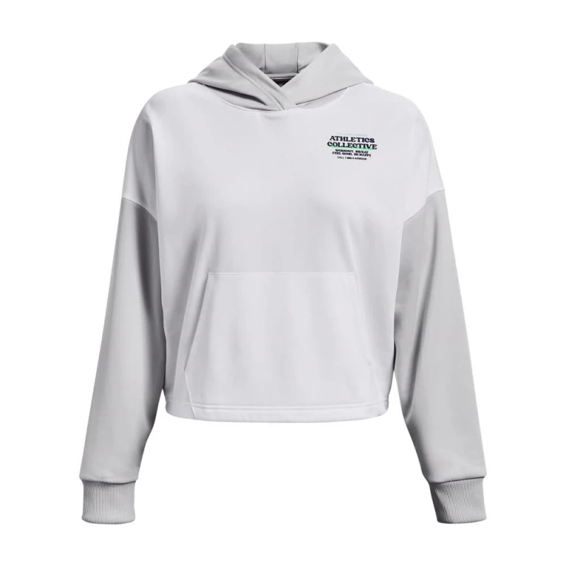 Image of Under Armour Armour Fleece Hoody - White White 4