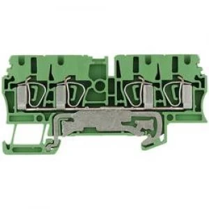 Image of Weidmueller 1608660000 ZPE 2.54AN 0.5 4 mm2 Green yellow