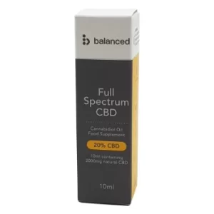 Image of Balanced Full Spectrum CBD Oil 20% 10ml