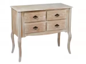 Image of LPD Provence Oak 4 Drawer Chest of Drawers Flat Packed