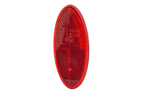 Image of HELLA 8RA 343 160-002 Reflex Reflector oval red Rear Reflex Reflector (2501)