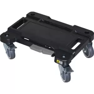 Image of Wooden dolly for EuroPlus MetaBox, external LxW 500 x 370 mm, black/grey, ABS