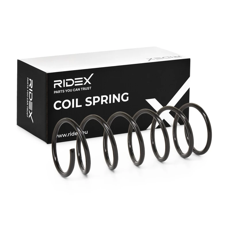 Image of RIDEX 188C0226 Coil spring Front Axle Coil Spring (188)