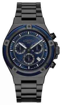 Image of Roamer 221837 44 45 20 Tempomaster Chrono Blue Dial Watch