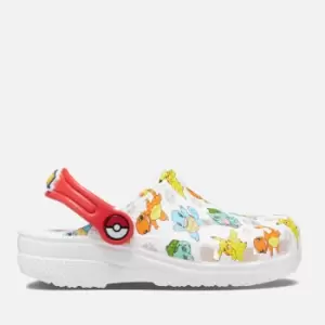 Image of Crocs Toddlers Classic Pokemon Rubber Clogs - UK 7 Toddler