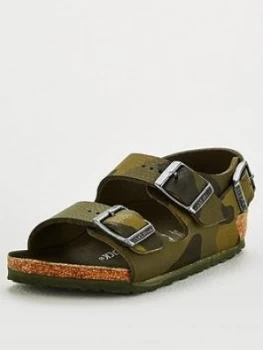 Image of Birkenstock Boys Milano Strap Sandal - Camo