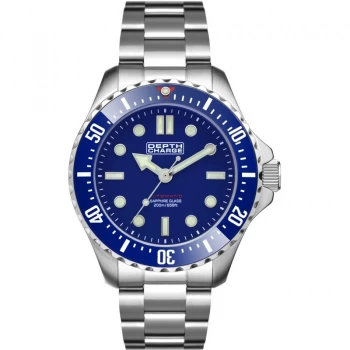 Image of Blue and Silver 'Depth Charge' Watch - DB106621