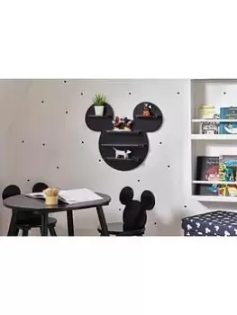 Image of Mickey Mouse Wall Shelf- Black