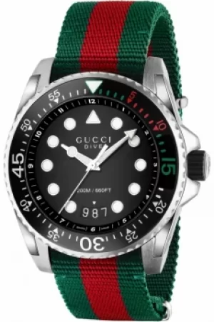 Image of Mens Gucci Gucci Dive Watch YA136209