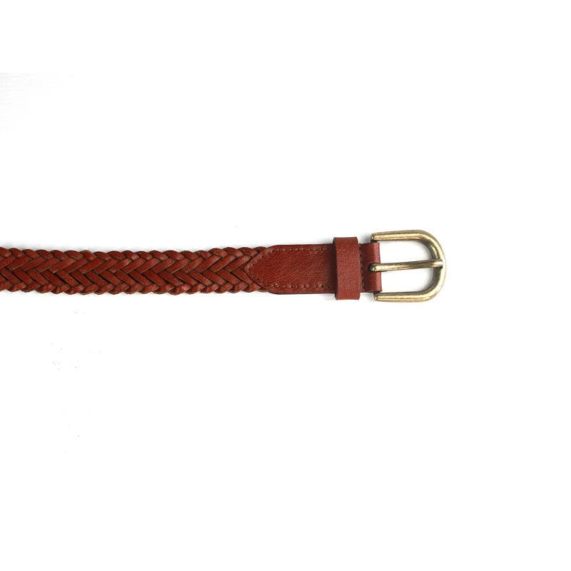 Image of Eastern Counties Leather Mens Sara Leather Belt in Brown Size: 10 Brown Male 10