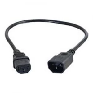 Image of C2G 5m 18 AWG Computer Power Extension Cord (IEC320C13 to IEC320C14)