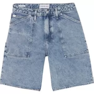 Image of Calvin Klein Jeans 90S Straight Short Utility - Blue