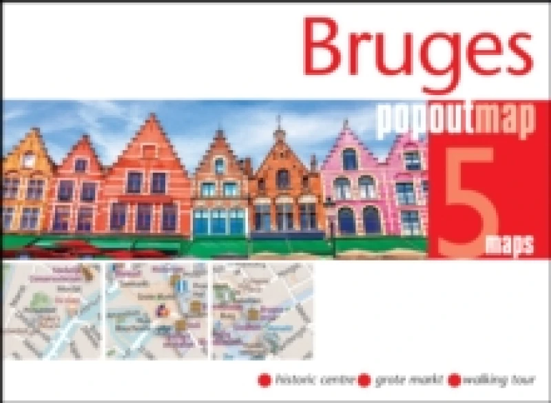 Image of Bruges PopOut Map : Pocket size, pop-up map of Bruges Sheet map, folded