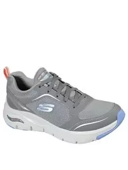 Image of Skechers Arch Fit Gentle Stride Trainers, Grey, Size 3, Women