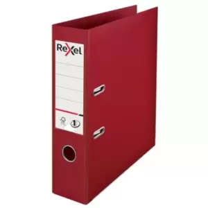 Image of Rexel A4 Lever Arch File; Bordeaux; 75mm Spine Width; No. 1 Power -