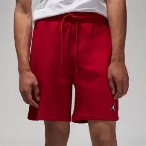 Image of Air Jordan Essential Mens Fleece Shorts - Red
