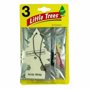 Image of Little Trees Pack Of 3 Arctic White, Black Ice & Cotton Candy Scented Air Freshener Trees (Case Of 10)
