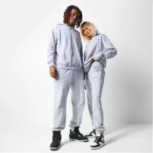 Image of Mennace Essentials Relaxed Fit Joggers Black - Grey