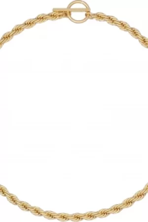 Image of Ted Baker Lydiaa Logo Rope Fine Chain Necklace TBJ3004-02-03