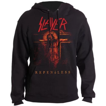 Image of Slayer - Repentless Crucifix Unisex Medium Hoodie - Black