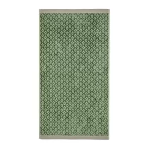 Image of Ted Baker Wave Geo Bath Towel, Sage