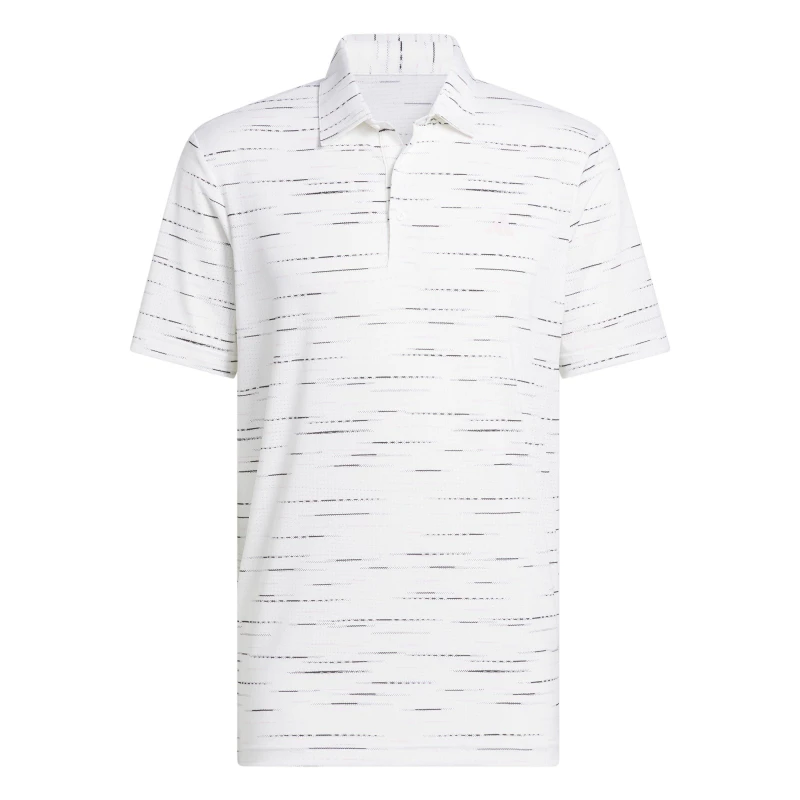 Image of adidas Mens Short-Sleeve Performance Polo Shirt Clear Pink male M