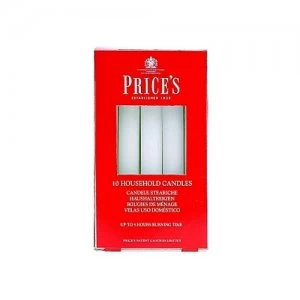 Image of Prices Candles Prices Household Candles - Pack of 10