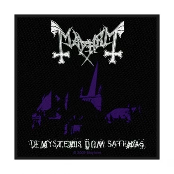 Image of Mayhem - De Mysteriis Dom Sathanas Standard Patch
