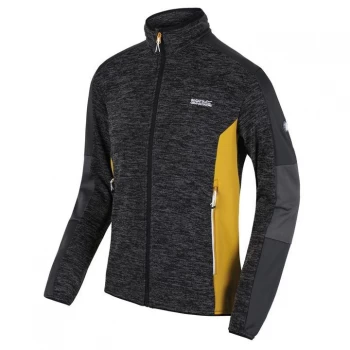 Image of Regatta Coladane Full Zip Fleece - Black/Ash
