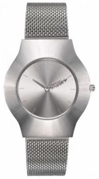 Image of STORM New Ion Mesh Silver Steel Mesh Bracelet Silver Watch