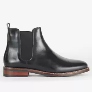 Image of Barbour Womens Foxton Leather Chelsea Boots - Black - UK 7